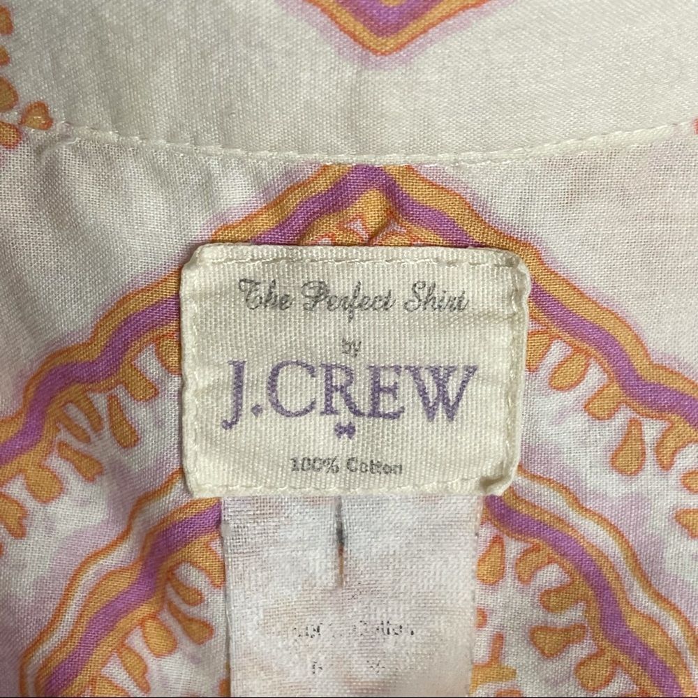 J. Crew Cotton Poplin Button Down Blouse - Women’s S - Picture 7 of 8